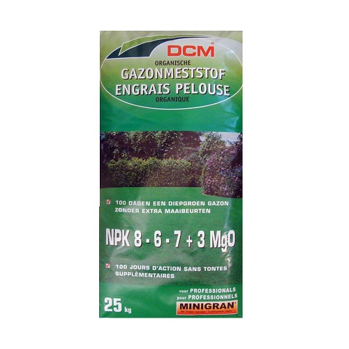 Fertilizant pentru gazon NPK 8-6-7+3 MgO DCM 25kg