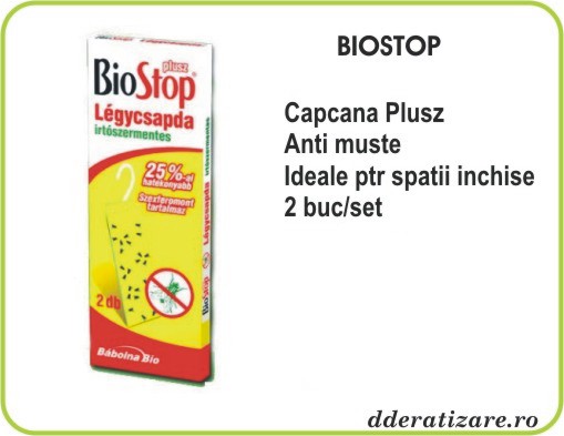 Capcana eficienta in combaterea mustelor - Biostop Plusz