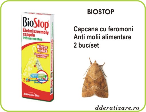 Capcana cu feromoni anti molii alimentare - Biostop