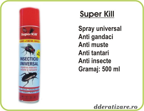 Spray insecticid universal Super Kill (400 ml)