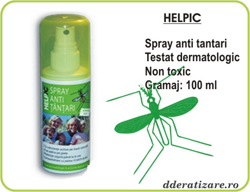 Spray impotriva tantarilor Helpic (100 ml)