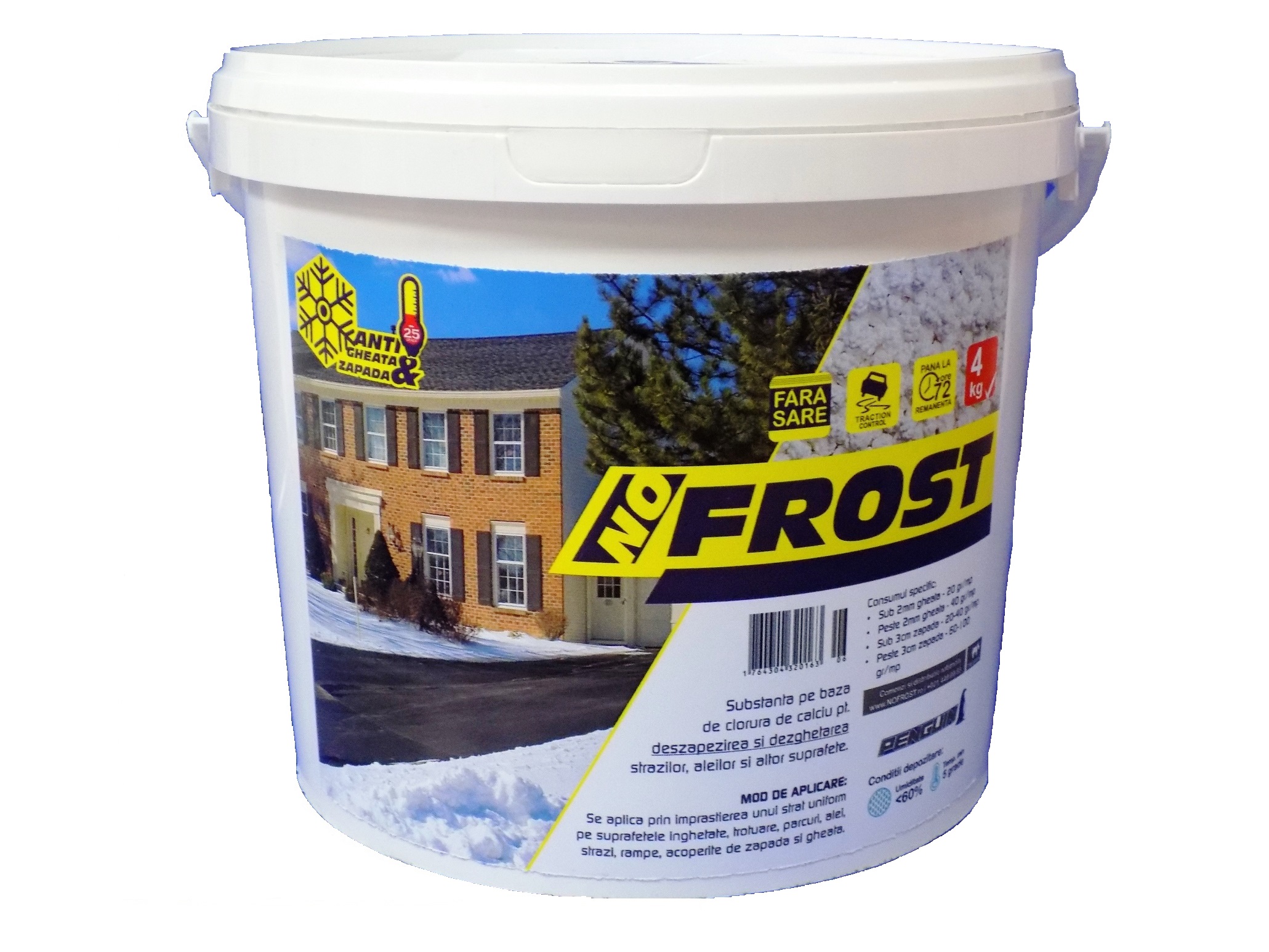 Produs pentru deszapezire si dezghetare  (Penguin NO FROST 4kg)
